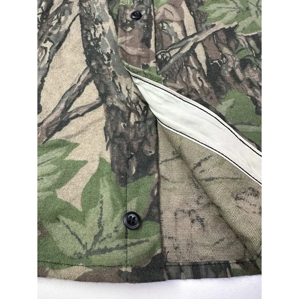 Vtg The Sportsmans Guide Camo Advantage  Hunting Long Sleeve Shirt Men's 2xl USA